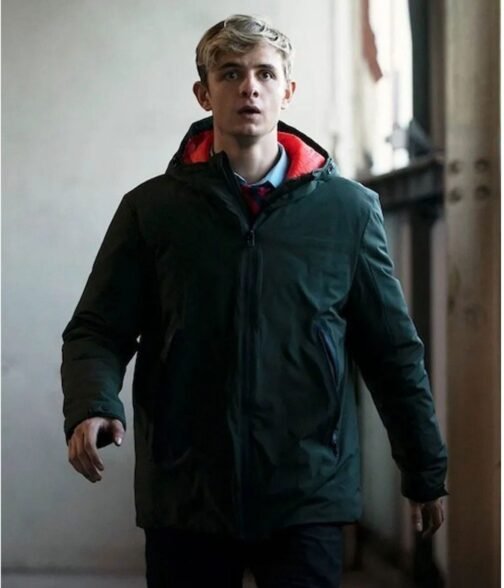 Otto Farrant Alex Rider S02 Green Jacket