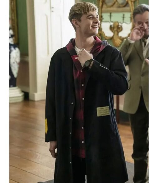 Otto Farrant Alex Rider Season 02 Black Coat - Image 2