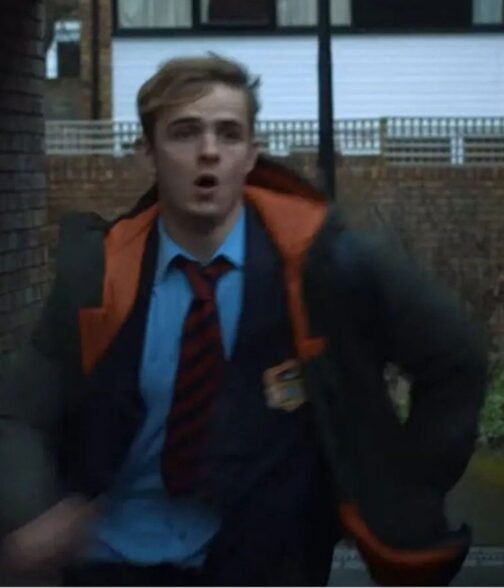 Otto Farrant Alex Rider S02 Green Jacket - Image 2