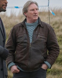 Ridley Adrian Dunbar Brown Leather Jacket