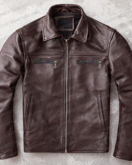 Ridley Adrian Dunbar Brown Leather Jacket