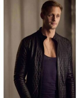 Alexander Skarsgard True Blood Quilted Leather Jacket