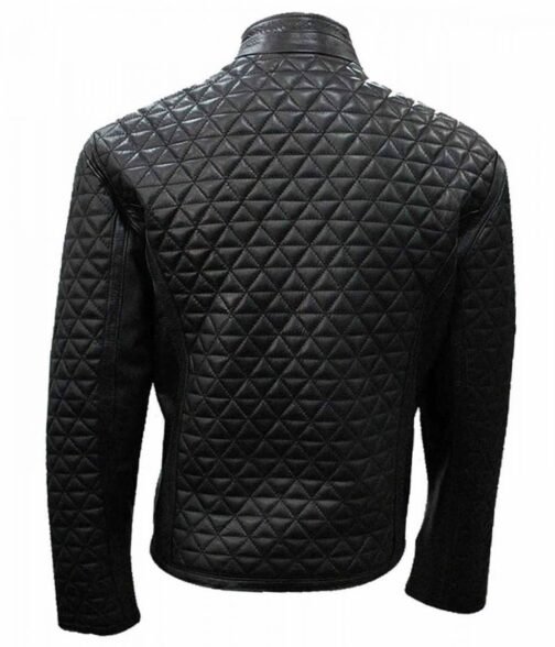 Alexander Skarsgard True Blood Quilted Leather Jacket - Image 3