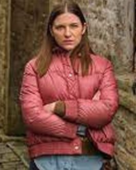 Ridley Alexandra Hannant Puffer Burgundy Jacket