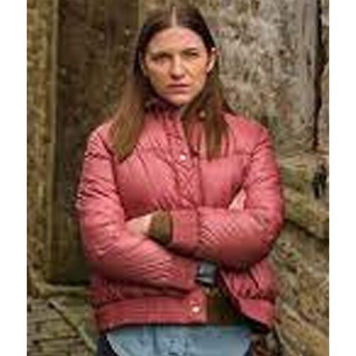 Ridley Alexandra Hannant Puffer Burgundy Jacket - Image 2