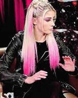 Alexis Kaufman WWE Raw Studded Leather Jacket