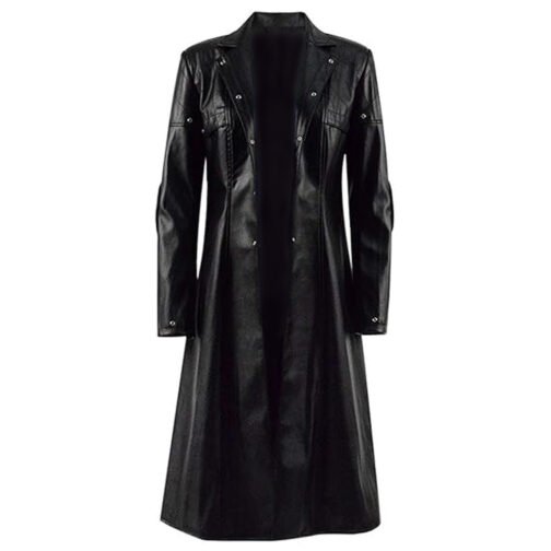 Rosa Salazar Alita Battle Angel Leather Coat
