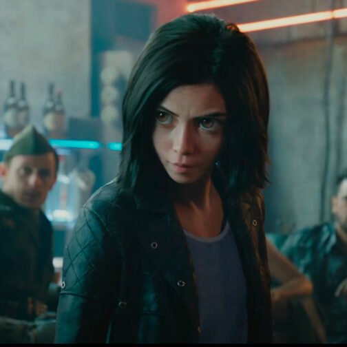 Rosa Salazar Alita Battle Angel Leather Coat - Image 5