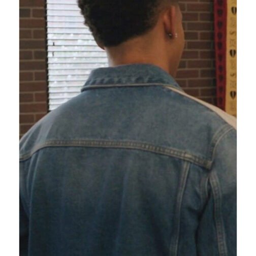 All American Homecoming Peyton Alex Smith Denim Jacket - Image 6