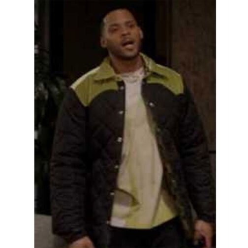Michael Evans Behling All American Quilted Black Jacket - Image 5