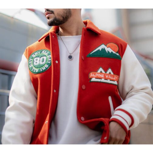 All Day Ski 80 Varsity Jacket - Image 8