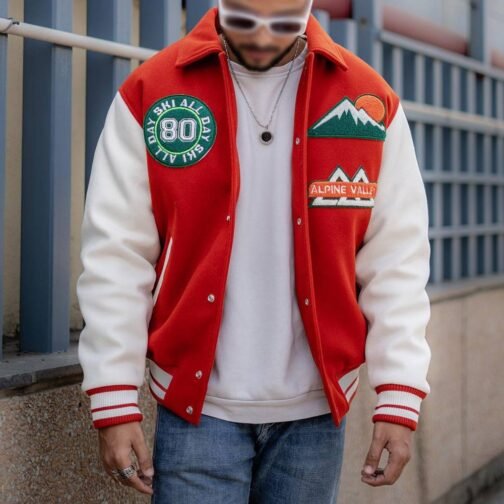 All Day Ski 80 Varsity Jacket - Image 9