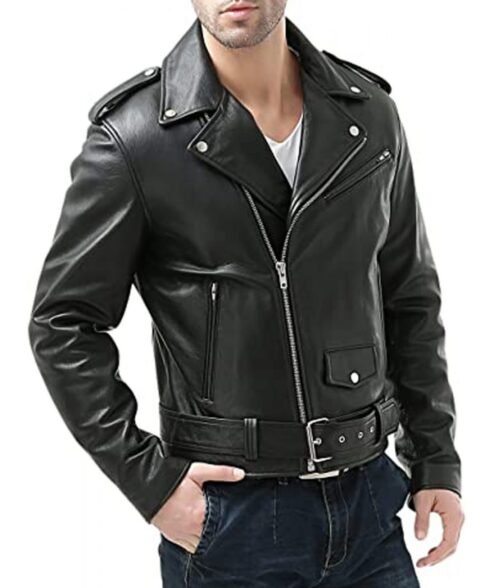 Park Solomon All of Us Are Dead Biker Leather Jacket - Image 4
