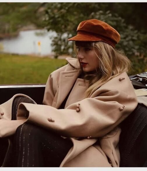 All Too Well The Short Film Taylor Swift Brown Wool Coat - Image 4