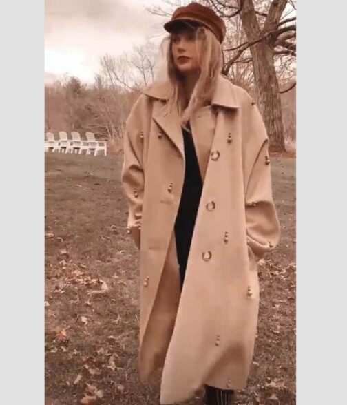 All Too Well The Short Film Taylor Swift Brown Wool Coat - Image 6