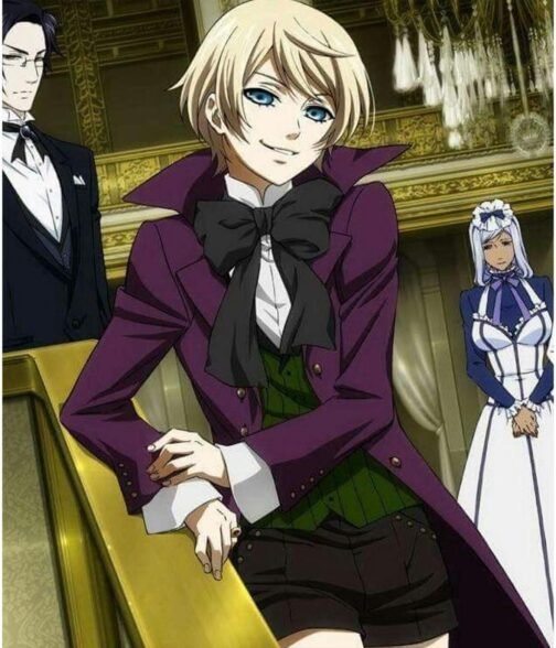 Alois Trancy Black Butler 2 Purple Cotton Coat - Image 2