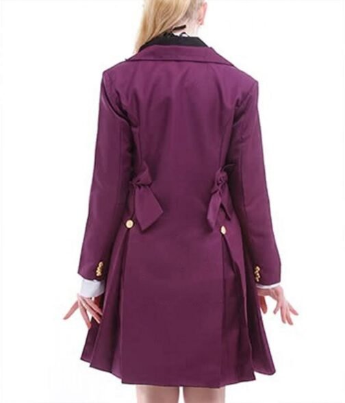 Alois Trancy Black Butler 2 Purple Cotton Coat - Image 3