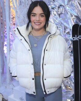Lucy Hale Alo’s Winter House Hooded Jacket