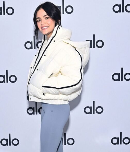 Lucy Hale Alo’s Winter House Hooded Jacket - Image 10