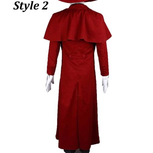 Alucard Hellsing Wool Red Coat - Image 4