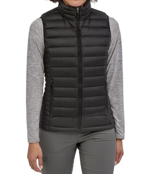 The Dropout Amanda Seyfried Down Black Vest - Image 3