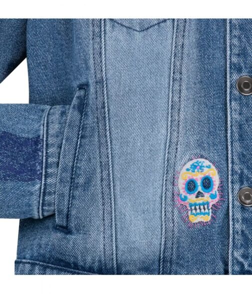 Xochitl Gomez Doctor Strange in the Multiverse of Madness Denim Blue Jacket - Image 4