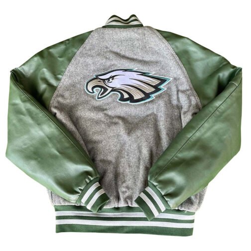 American Flag Philadelphia Eagles Varsity Jacket - Image 2