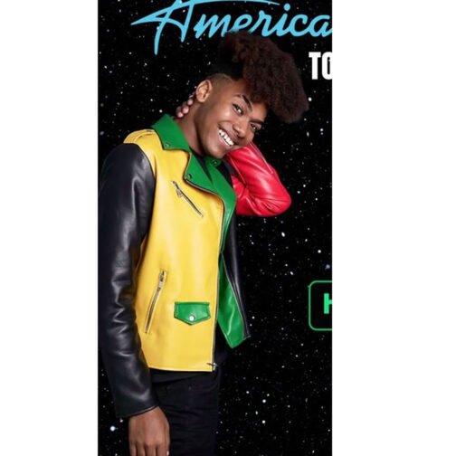 Isaac Brown American Idol Leather Jacket - Image 8