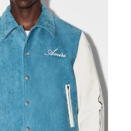 Bones Amiri Corduroy Varsity Jacket - Image 9