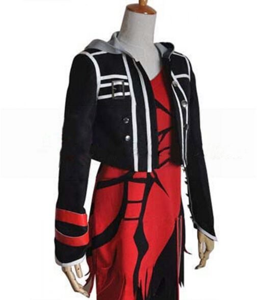 Shin Amnesia Black Cropped Cotton Jacket - Image 4