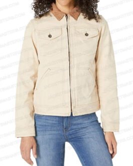 Amber Marshall Heartland Season 16 Beige Cotton Jacket