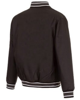 Anaheim Ducks Front Hit Poly Twill Black Jacket