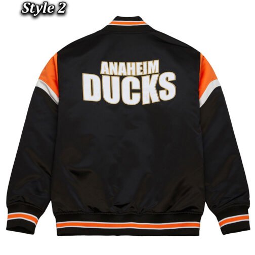Anaheim Ducks Heavyweight Satin Jacket - Image 4