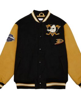 Team Legacy Anaheim Ducks Varsity Jacket