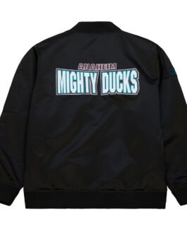 Anaheim Ducks Vintage Logo Lightweight Satin Jacket