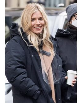 Anatomy of a Scandal Sienna Miller Black Hooded Jacket