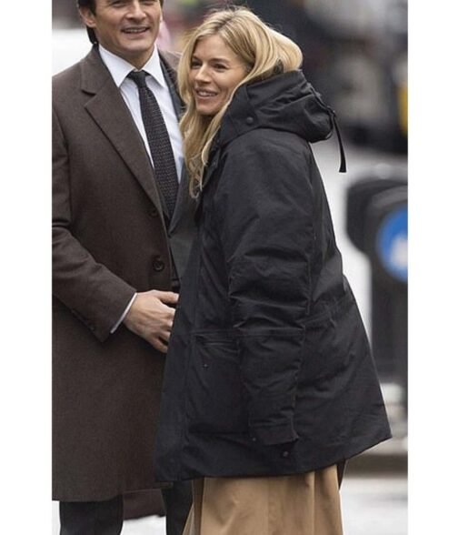 Anatomy of a Scandal Sienna Miller Black Hooded Jacket - Image 4