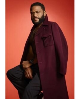 Blackish Season 05 Anthony Anderson Maroon Coat