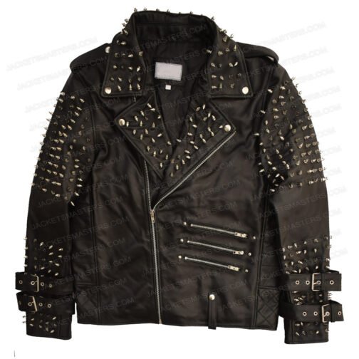 Andy Biersack American Satan Spiked Leather Jacket