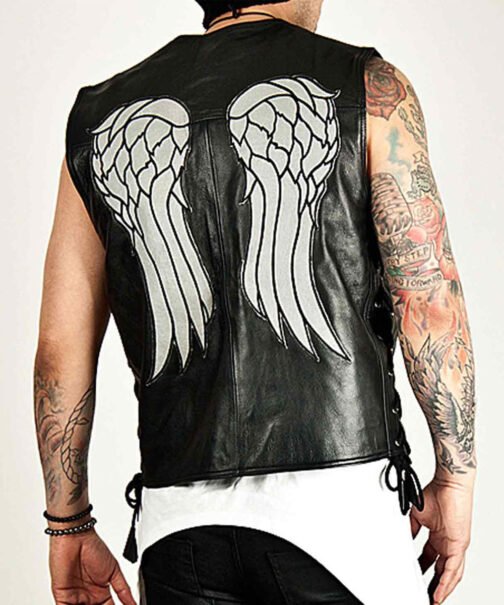 The Walking Dead Norman Reedus Angel Wings Vest - Image 4