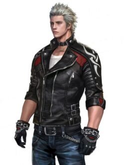 DMC Vergil Anime Motorcycle Leather Jacket