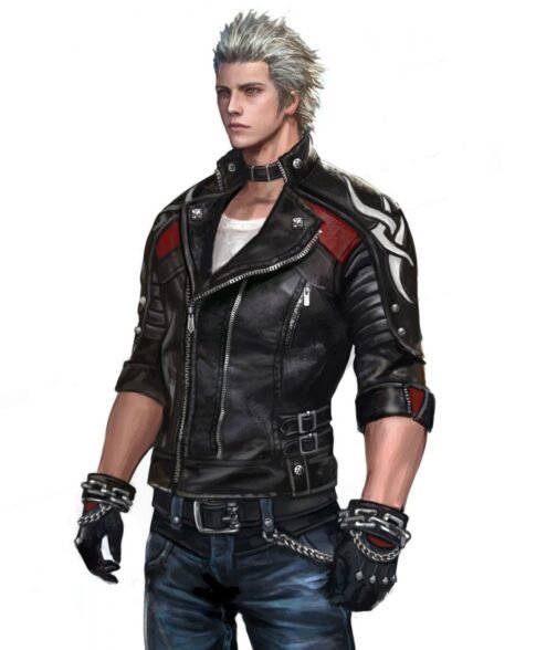 DMC Vergil Anime Motorcycle Leather Jacket