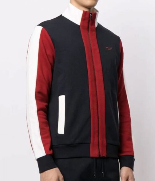 Blackish S08 Dre Andre Johnson Track Burgundy and Black Jacket - Image 4