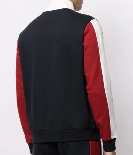 Blackish S08 Dre Andre Johnson Track Burgundy and Black Jacket - Image 3