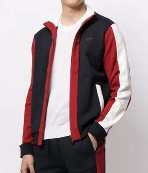 Blackish S08 Dre Andre Johnson Track Burgundy and Black Jacket - Image 5