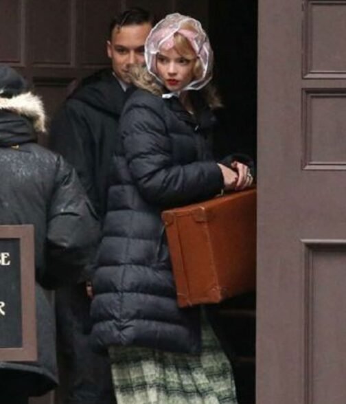 Peaky Blinders S05 Anya Taylor-Joy Puffer Black Parka - Image 7