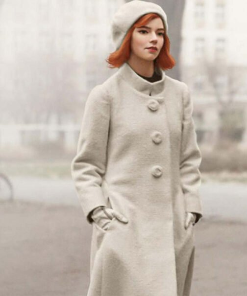 Anya Taylor Joy The Queen’s Gambit White Coat
