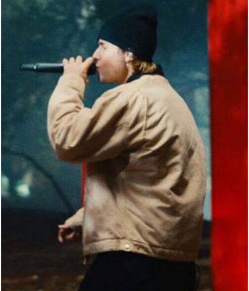 Anyone Justin Bieber Beige Cotton Jacket - Image 6