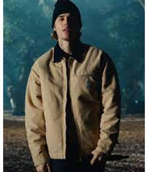Anyone Justin Bieber Beige Cotton Jacket - Image 5
