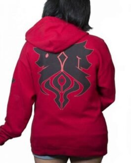 Aaron Lycan Aphmau Fleece Red Hoodie
